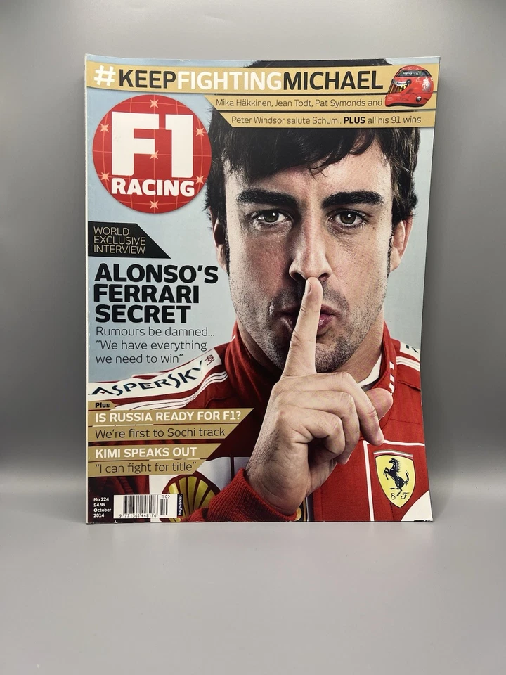 F1 Racing - Racing Magazine for Formula One | #224 back issues | Alonso - Image 1 of 1