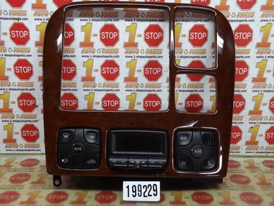 2000-2006 MERCEDES BENZ S430 AC CLIMATE TEMPERATURE CONTROL W/BEZEL 2208300185 - Image 1 of 4