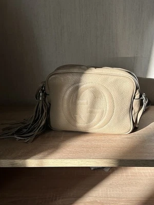 Gucci Soho Disco Camera Crossbody Bag Tan Beige Leather - Image 1 of 4