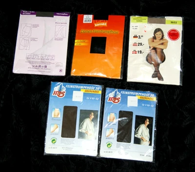 5 x Übergröße STRUMPFHOSEN PAKET Tights  IRIS, Alexia, Queen-Size Gr.  50/52 - Bild 1 von 2