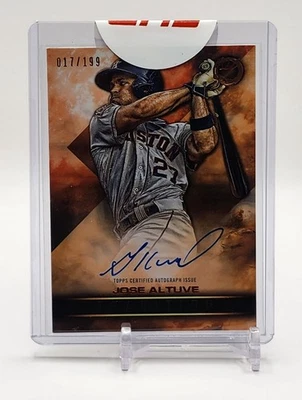 2016 Topps Legacies Of Baseball JOSE ALTUVE Tradition Autographs /199  #TRA-JA - Image 1 of 2