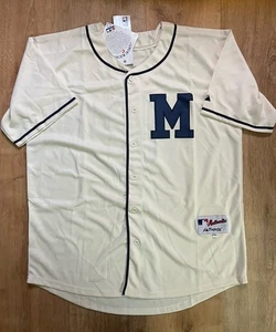 Milwaukee Brewers #8 UECKER 1913 Cream "M" Jersey Men’s XL TBTC Vintage Baseball - Picture 1 of 11