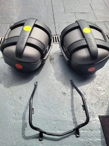 Bmw K1300s/R 1200 S/R Side Bags with keys and rack - Picture 1 of 10