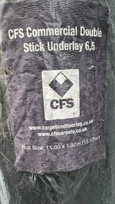 180m2 CFS Double Stick 6.5mm Underlay And Adhesive (Duralay Crumb)  - Image 1 of 2