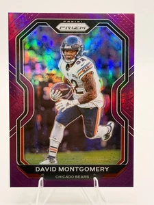 Panini Prizm #188 2020 David Montgomery Prizm púrpura #/125 Chicago Bears - Imagen 1 de 2