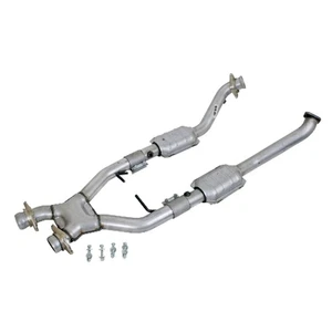 Fits 1996-1998 Mustang Cobra 4.6L 4V 2.5 Full X Pipe w/High Flow Catalytic-1618 - Picture 1 of 10