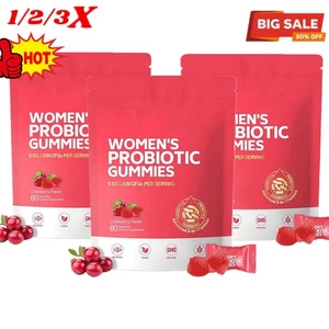 Women's Probiotic Gummies,5 BILLION CFU,Advanced 3-in-1formula 6 0 Supplement   - Picture 1 of 14