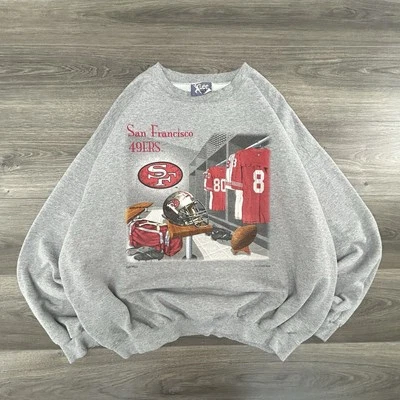 Vintage San Francisco 49ers Nutmeg Mills Sweatshirt Adult XXL Football NFL 90s - Image 1 of 4