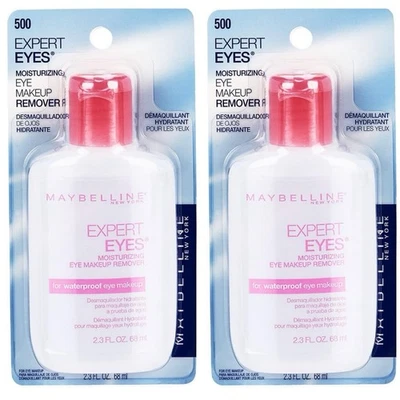 Paquete de 2: Desmaquillante de ojos impermeable Maybelline Expert Eyes sin aceite 2,3 oz Foto 1 de 4