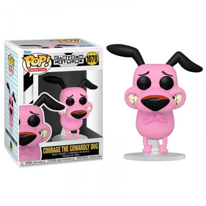 Funko Pop! Courage The Cowardly Dog (Leone il Cane Fifone) Cartoon Network - Immagine 1 di 1