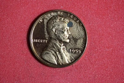 Estate Find 1955 - PROOF Lincoln Wheat Cent!!  #K53174 - Image 1 of 2
