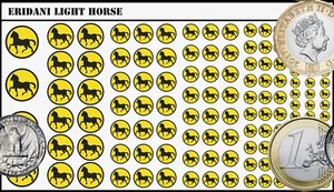 Battletech Std Waterslide Decals - Eridani Light Horse - Picture 1 of 1