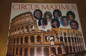 1980's CAESARS PALACE Circus Maximus Gatefold WINE LIST MENU Las Vegas Nevada - Picture 1 of 5