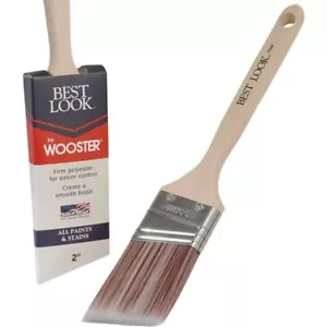 12-Best Look By Wooster 2 In. Angle Sash Paint Brush Model: D4022-2 - Picture 1 of 1