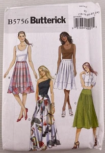 Butterick 5756 Pleated or Gathered Skirts Sizes 16 18 20 22 24 UNCUT FF - Picture 1 of 3