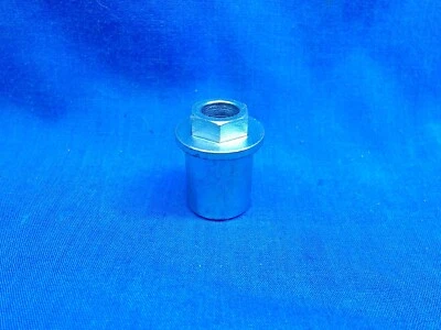 Kawasaki 92001-1035. OEM Silver Brake Pedal Nut. Fits Kawasaki KX250 KDX250/400. - Image 1 of 4