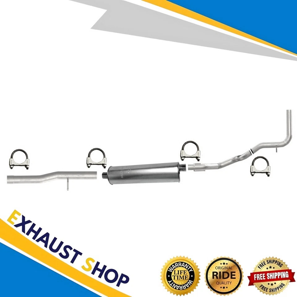 Silenciador + tubo + tubo trasero para Ford E-150|E250 2009 2010 2011 2012 2013 2014 4,6 L Foto 1 de 4