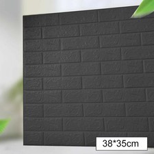 UK 3d Tile Brick Wall Sticker Self-adhesive Foam Panel Wallpaper Kitchen Decor