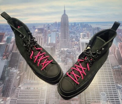 Bota Converse Chuck Taylor Artesanal Parte Superior Alta Negra/Rosa Para Hombre Talla 11 173213c Nueva Foto 1 de 4