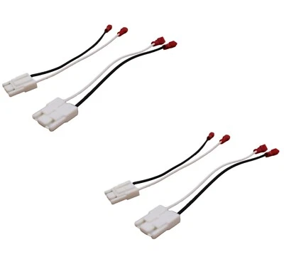 Speaker Connector Harness Wire Adapter  Connection Clip Pair for Buick Chevy + - Image 1 of 4