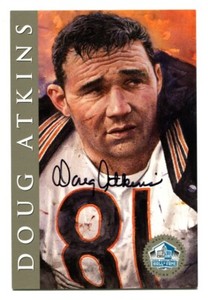 Doug Atkins 1998 Hall of Fame Platinum Signature Series Autograph 166/2500