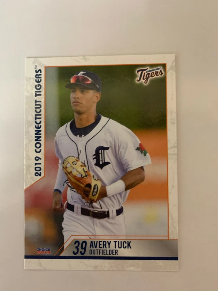 Avery Tuck  2019 Connecticut Tigers Team Card - Image 1 of 1