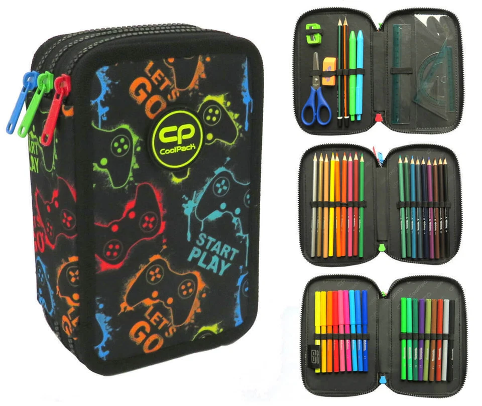 CoolPack Mäppchen Gefüllt mit 3 Fächern