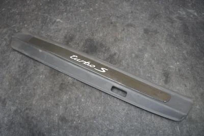 Panel placa rasguño umbral puerta izquierda carbono 99155598147 Porsche 911 Turbo S 991 Foto 1 de 4