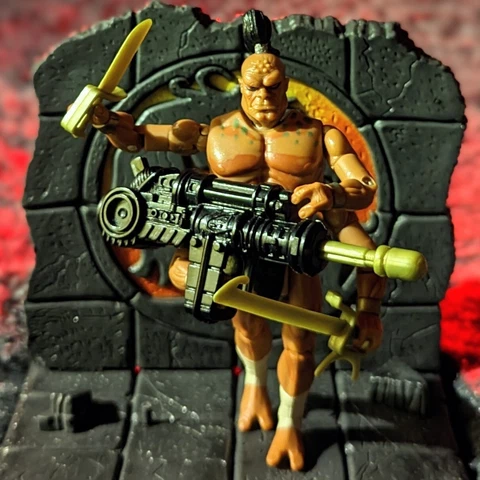 MORTAL KOMBAT (Hasbro, 1994) GI JOE Vintage GORO 100% Complete MOVIE EDITION Cover