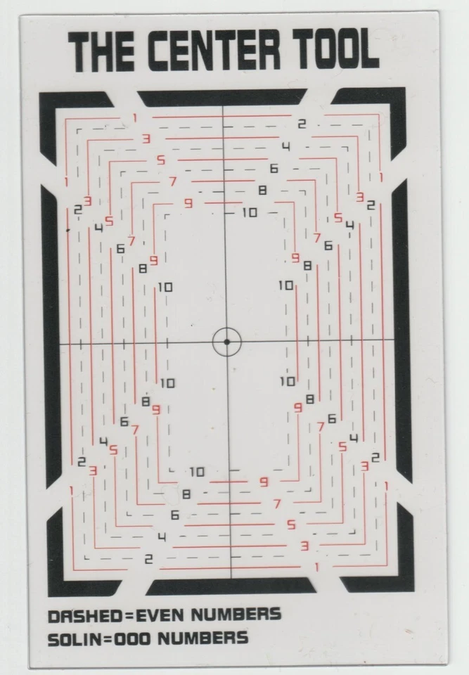 Card Grading Centering Tool - PSA CGC BGS - Image 1 of 1