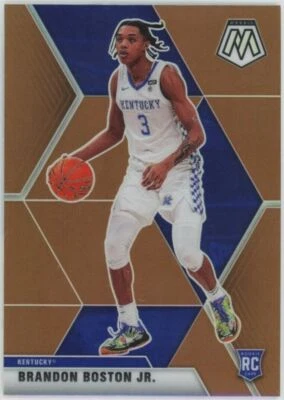 2021-22 Panini Chronicles Draft Picks Mosaic Brandon Boston Jr Rookie Bronze RC - Image 1 of 2