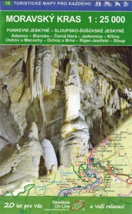 Wanderkarte Mährischer Karst / Moravský kras - Blatt 15 / 1:25 000 - Bild 1 von 1