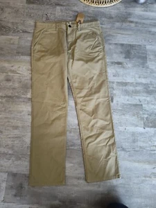 NWT TIMBERLAND TAN CORDURA FABRIC KHAKI STRAIGHT PANTS SZ 36 X 32 NEW MSRP $98 - Picture 1 of 22
