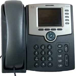 Cisco SPA525G2 Phone POE Bluetooth WiFi Factory Reset + Updated w/ Power Adapter - Picture 1 of 10