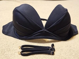Top de bikini Victoria's Secret Swim 34B ""The Angel Convertible"" NEGRO AZABACHE - Imagen 1 de 10