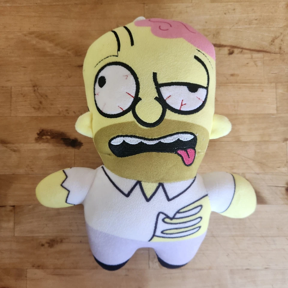 Kidrobot Simpsons Phunny Zombie Homer Plush Figure Plushies TV Series Toys - Image 1 of 3