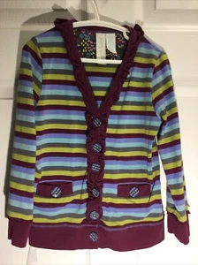 Matilda Jane Cardigan Sweater Size 6 Paint By Numbers Plum - Size 6 PreOwned - Picture 1 of 7