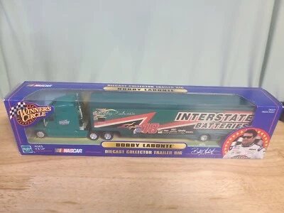 NASCAR Bobby Labonte #18 Interstate Batteries Trailer Rig Action Winners Circle - Image 1 of 2