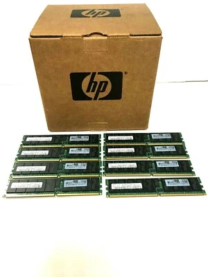 LOT 0F (8) 405478-071 HP 8GB REG PC2-5300P (1x8GB) MEM MODULE 432671-001 - Image 1 of 2