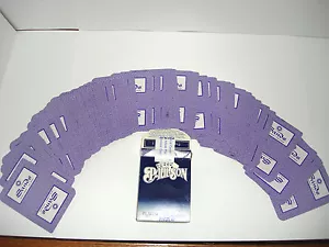 Sands Casino Tarjetas de Juego Púrpura RARAS Las Vegas Sinatra Rat Pack - Imagen 1 de 4