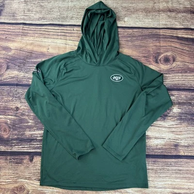 New York Jets Youth XL Under Armour Heat Gear Sudadera con Capucha Pullover Combinar Auténtico Foto 1 de 4