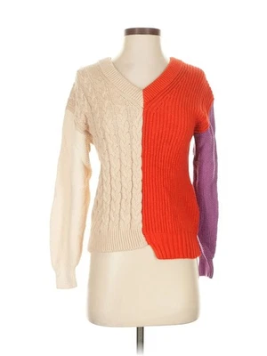 Suéter pulôver feminino Veda laranja P - Imagem 1 de 4