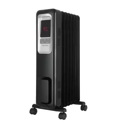 Pelonis HO-0280 Portable digital oil radiator Heater  - Black OPEN BOX*** - Image 1 of 4