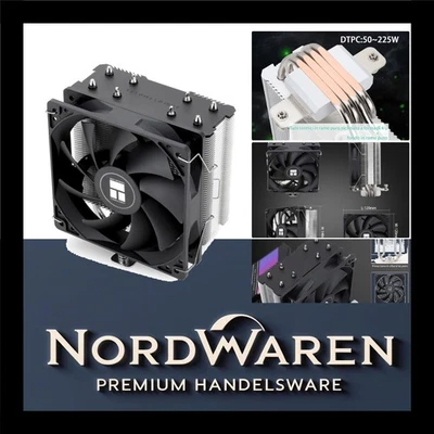 CPU Kühler, Luftkühler, AMD AM4, Intel 1150, PWM Lüfter, 4 Heatpipes - Bild 1 von 4