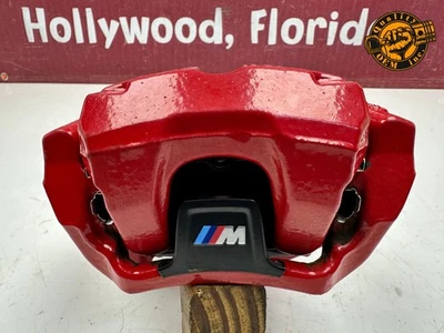 2019-2025 BMW X3M X4M X5 X6  REAR LEFT BRAKE CALIPER W/ MOTOR RED M-SPORT OE 34k - Image 1 of 4