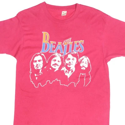 CAMISETA VINTAGE DE LOS BEATLES TALLA MEDIANA AÑOS 80 HECHA EN EE. UU. Foto 1 de 4