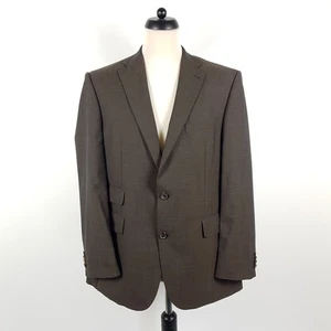 SØR Sakko Herren Gr. 26 Braun Wolle Seide Business Jacke Jackett SOR SÖR - Picture 1 of 9