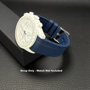 Uhrenarmband für Omega Swatch Moonswatch Snoopy Neptun Super Blau Mondphase Mond - Bild 1 von 6