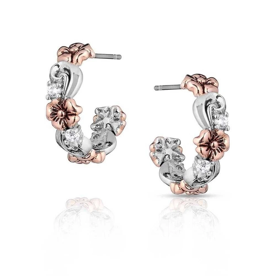 Pendientes de aro Montana Silversmiths Wildflower Elegance Foto 1 de 1