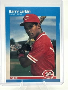 1987 Fleer - Barry Larkin #204 (RC) - Picture 1 of 4